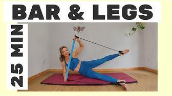 'Video thumbnail for Pilates Bar Legs and Glutes Workout'