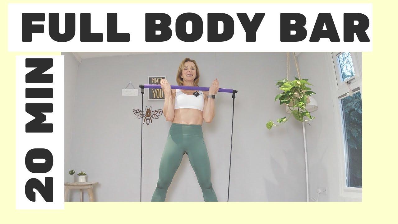 'Video thumbnail for Pilates Bar Full Body Workout | 20 Minutes'